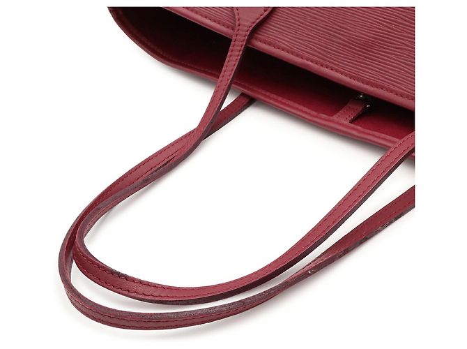 Sac Cabas Louis Vuitton Epi Neverfull MM Fuschia - vue 5