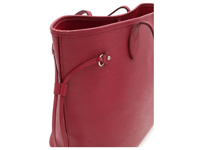 Sac Cabas Louis Vuitton Epi Neverfull MM Fuschia - vue 6