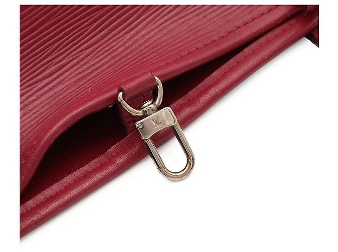 Sac Cabas Louis Vuitton Epi Neverfull MM Fuschia - vue 7