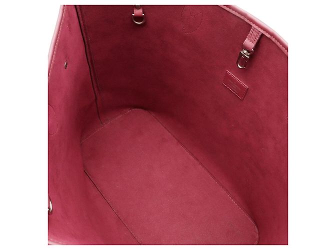 Sac Cabas Louis Vuitton Epi Neverfull MM Fuschia - vue 9