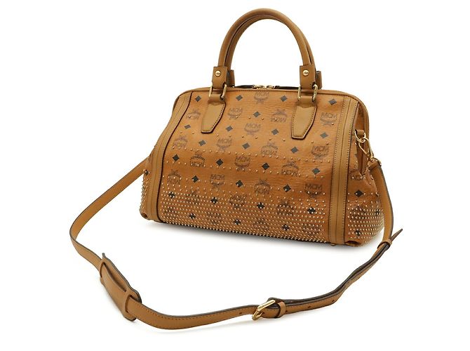 Bolso de mano y de hombro MCM Glam Brown Castaño - vista 3