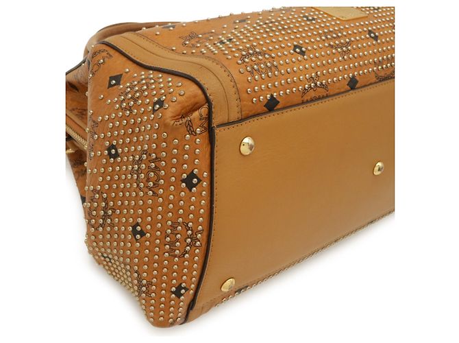 Bolso de mano y de hombro MCM Glam Brown Castaño - vista 4