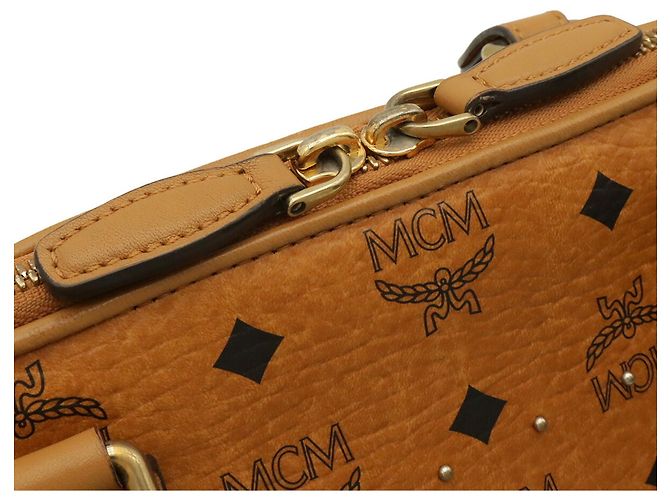 Bolso de mano y de hombro MCM Glam Brown Castaño - vista 7