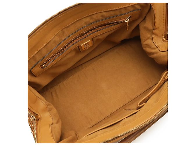 Bolso de mano y de hombro MCM Glam Brown Castaño - vista 8