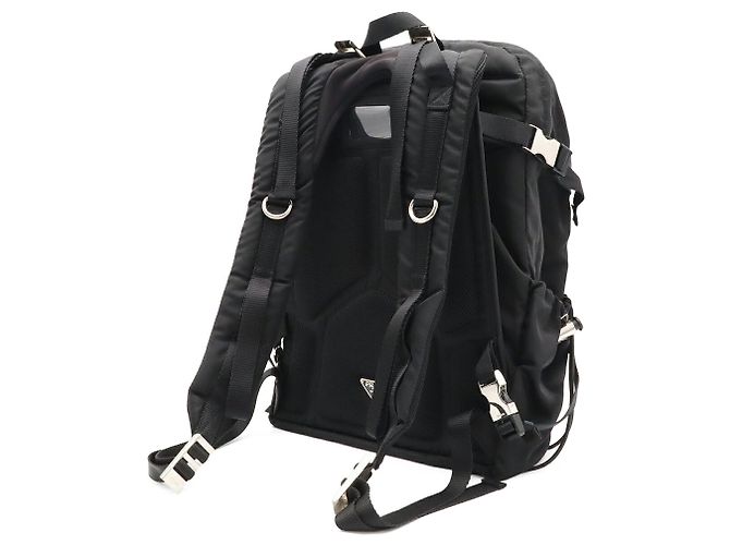 Zaino Prada in nylon nero - vista 3