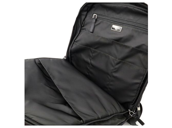Zaino Prada in nylon nero - vista 9
