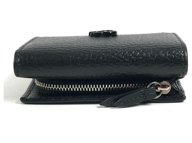 Cartera larga Gucci de piel negra - vista 12