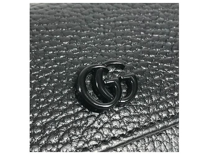 Cartera larga Gucci de piel negra - vista 13