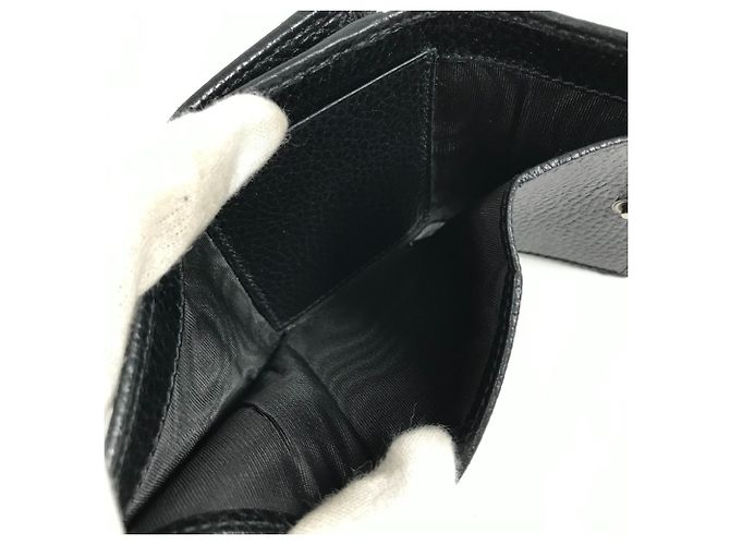 Cartera larga Gucci de piel negra - vista 14