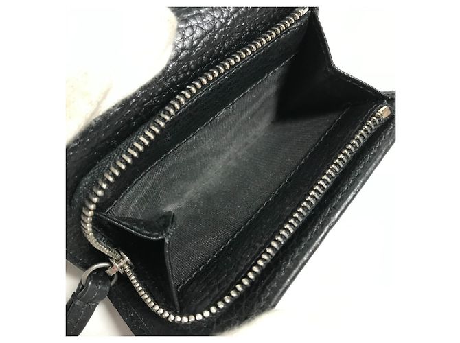 Cartera larga Gucci de piel negra - vista 2
