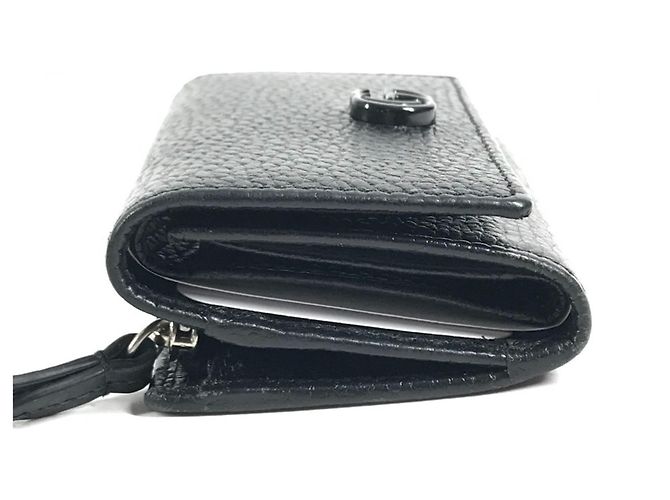 Cartera larga Gucci de piel negra - vista 9