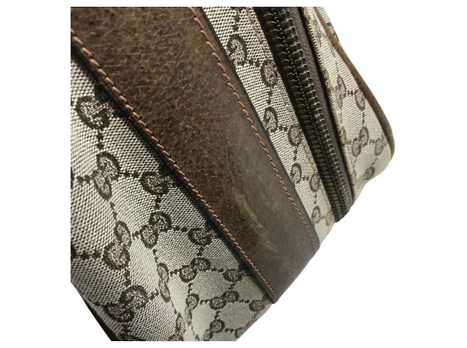 GUCCI GG Oversized Reisetasche Beige - Ansicht 10