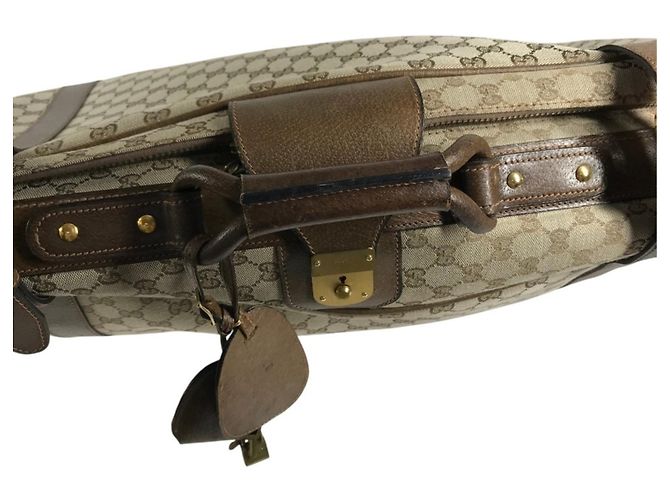 GUCCI GG Oversized Reisetasche Beige - Ansicht 11