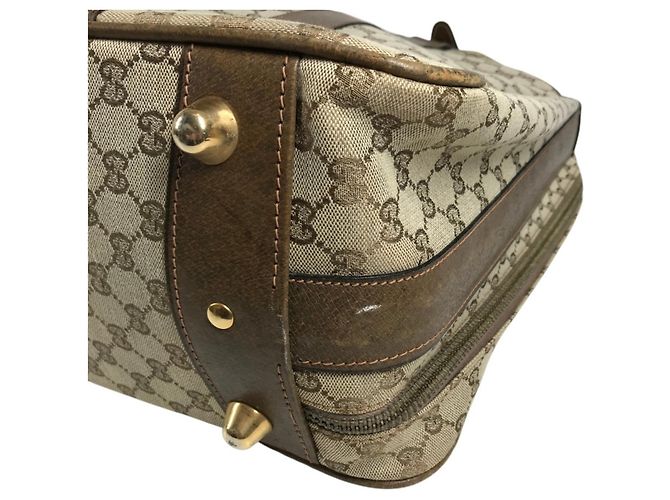 GUCCI GG Oversized Reisetasche Beige - Ansicht 8