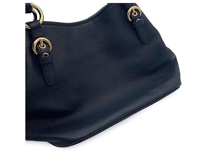 Borsa a mano in pelle Miu Miu Nero - vista 10