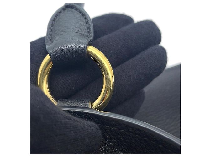 Borsa a mano in pelle Miu Miu Nero - vista 13