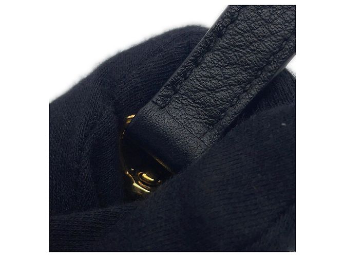 Borsa a mano in pelle Miu Miu Nero - vista 15