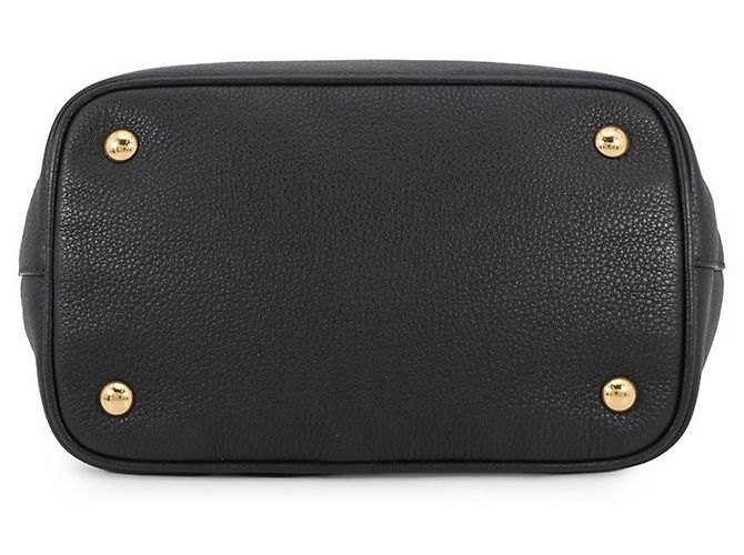 Borsa a mano in pelle Miu Miu Nero - vista 3