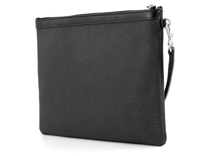 Yves Saint Laurent schwarze Clutch-Tasche - Ansicht 2