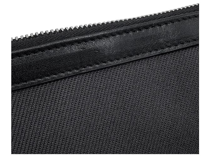 Yves Saint Laurent schwarze Clutch-Tasche - Ansicht 7
