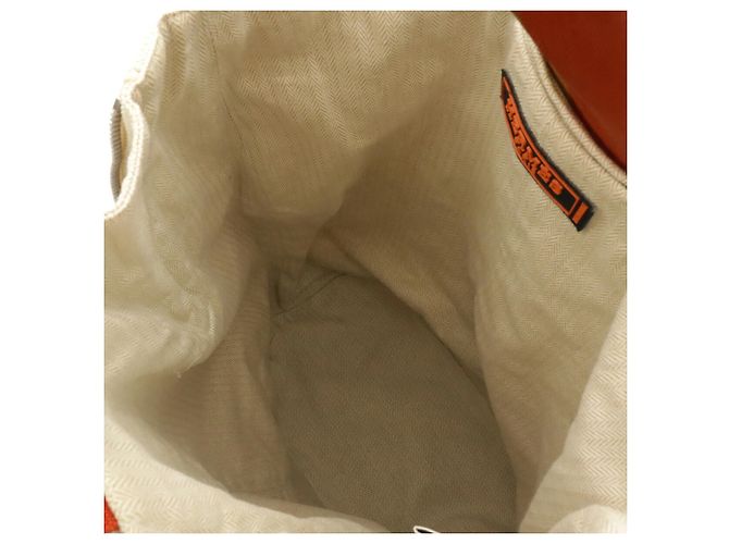 Hermès Hermes Cavalier Shoulder Bag Orange Yellow Navy blue - view 6