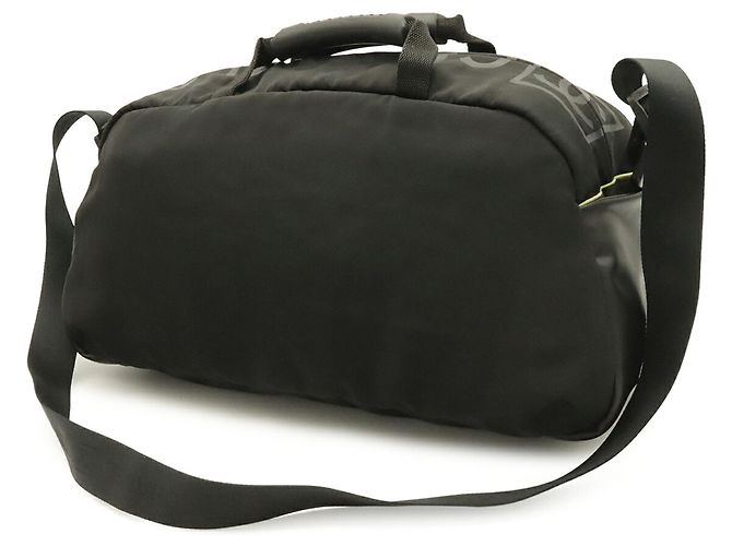 Borsa Boston Chanel Sport Line Nero Giallo - vista 3