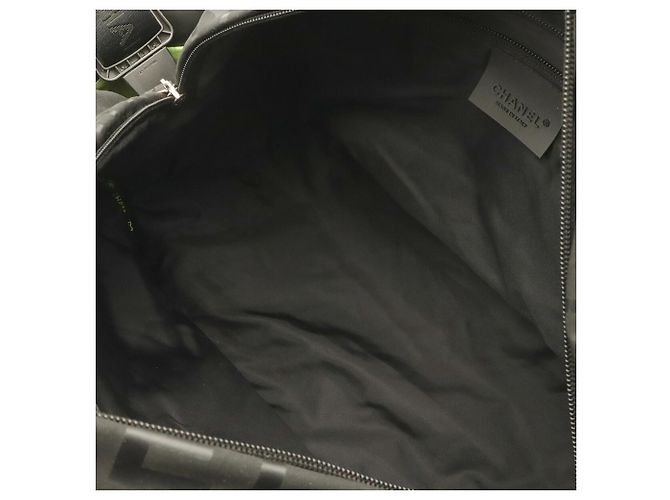 Borsa Boston Chanel Sport Line Nero Giallo - vista 8