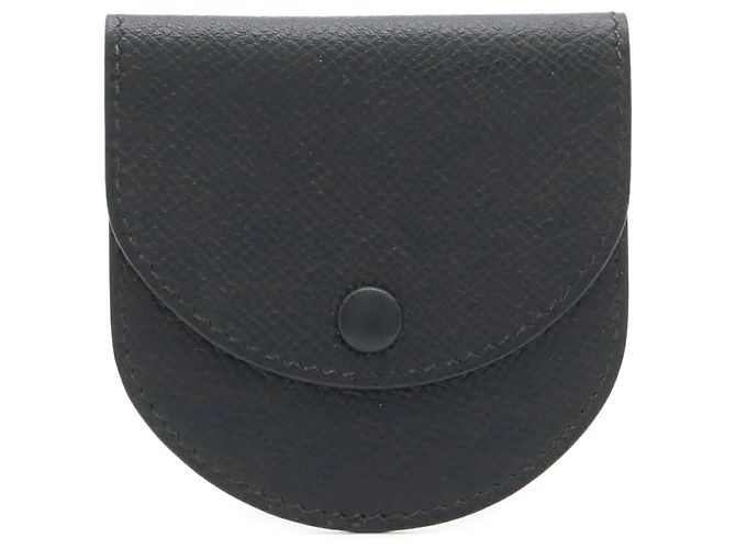 Hermès Monedero Hermes de piel Epsom Negro - vista 2