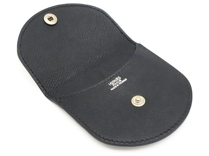 Hermès Monedero Hermes de piel Epsom Negro - vista 6