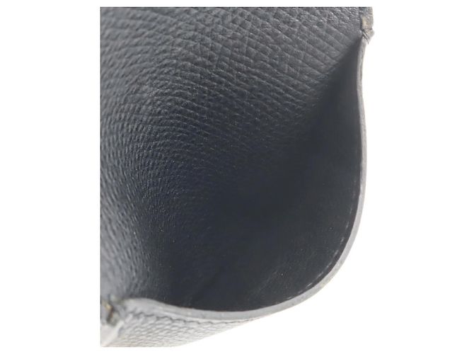 Hermès Monedero Hermes de piel Epsom Negro - vista 8