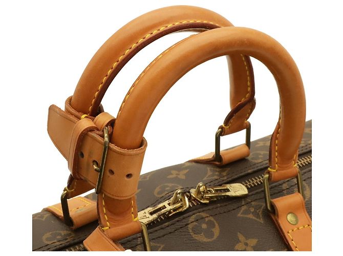 Louis Vuitton Monogram Keepall Bandoulière 45 Brown - view 6