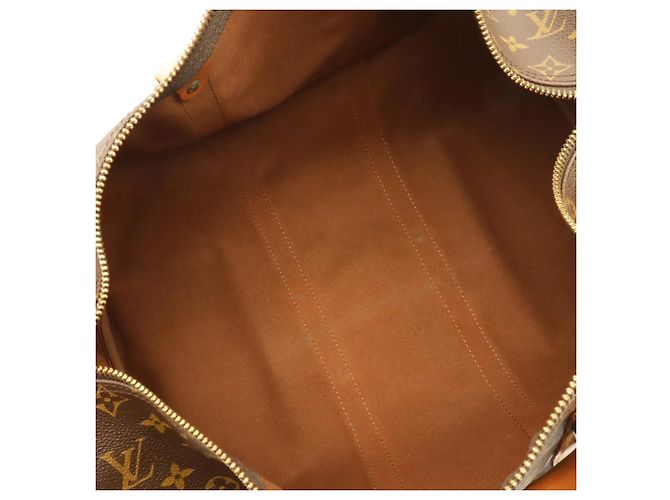 Louis Vuitton Monogram Keepall Bandoulière 45 Brown - view 8