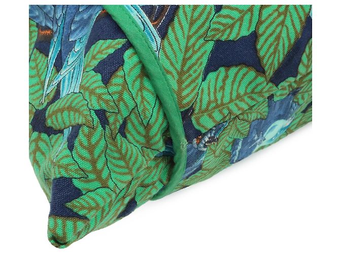 Hermès HERMES Large Tote Bag/Shoulder Bag Blue Green - view 4