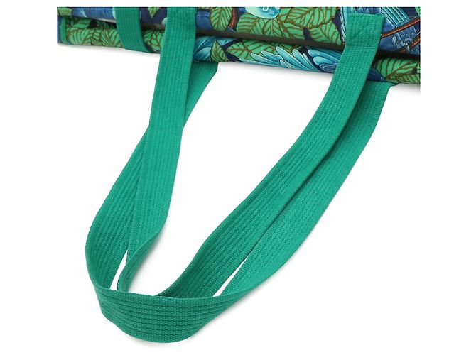 Hermès HERMES Large Tote Bag/Shoulder Bag Blue Green - view 5