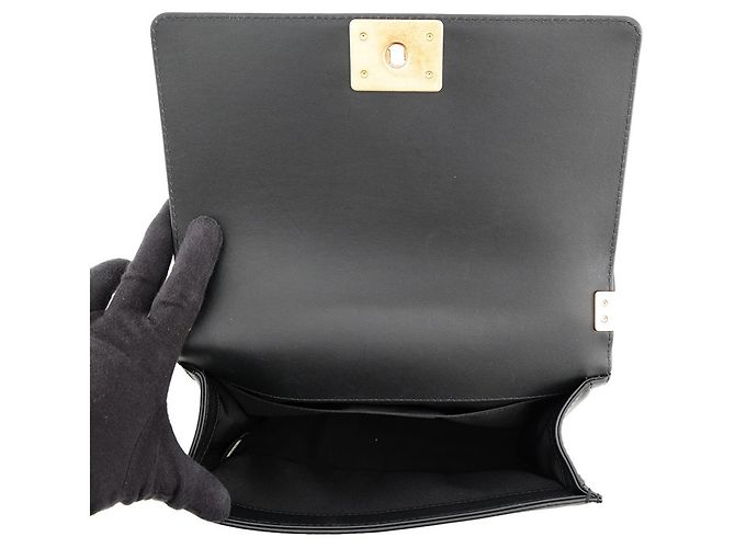Chanel Boy Chanel Handtasche Schwarz - Ansicht 6