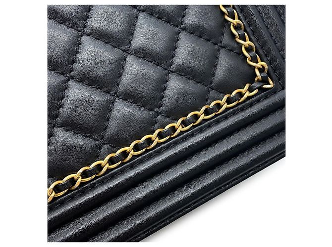 Chanel Boy Chanel Handtasche Schwarz - Ansicht 8