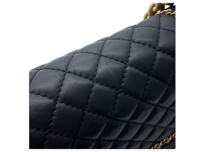 Chanel Boy Chanel Handtasche Schwarz - Ansicht 9