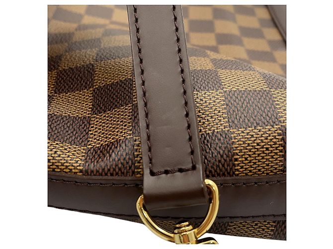 Louis Vuitton Damier Ebene Irovo MM Handbag Red - view 12