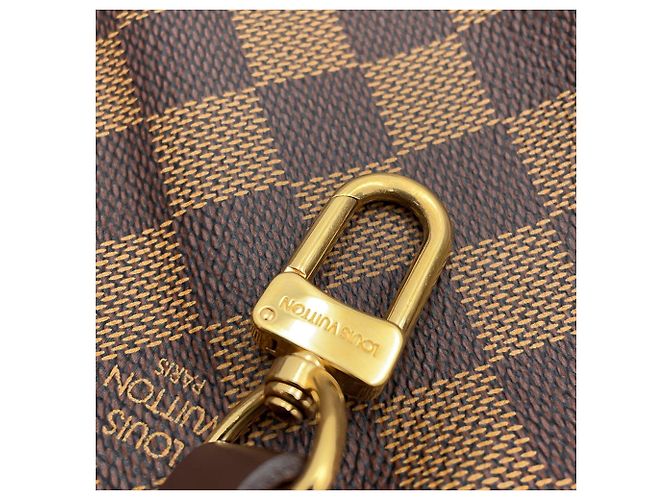 Louis Vuitton Damier Ebene Irovo MM Handbag Red - view 13