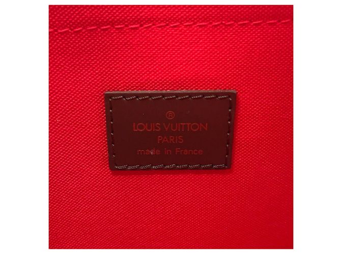 Louis Vuitton Damier Ebene Irovo MM Handbag Red - view 14