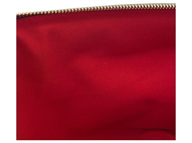 Louis Vuitton Damier Ebene Irovo MM Handbag Red - view 8