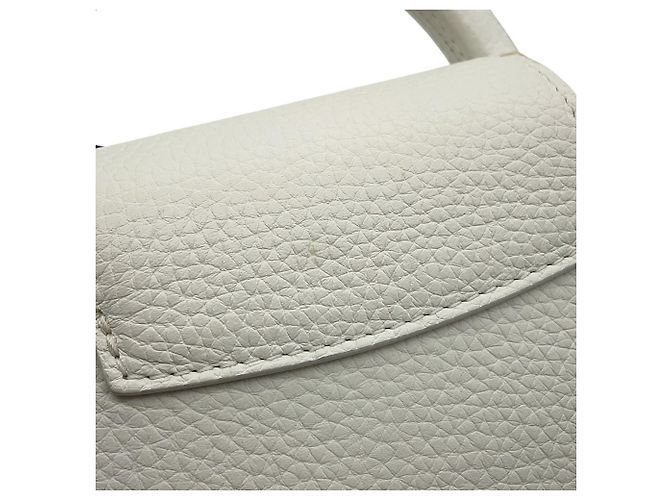 Borsa Louis Vuitton Capucines MINI Bianco - vista 11