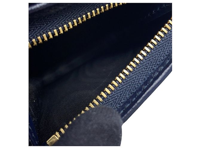Gucci Bi-fold Wallet Horsebit 1955 Compact Beige Marineblau - Ansicht 10