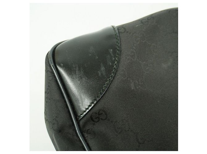 Bolsa de Ombro Gucci GG Nylon Preto - vista 7