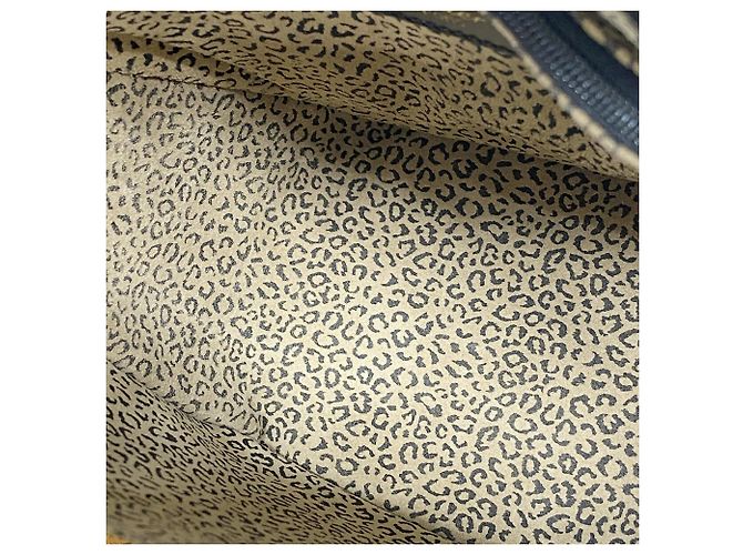 Sac à main en cuir Cartier Panthère Noir - vue 4