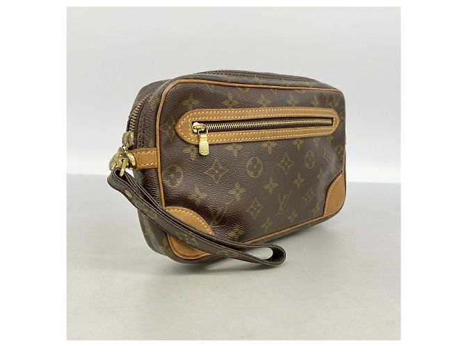 Borsa a pochette Louis Vuitton Monogram Marly Dragonne GM Marrone - vista 2