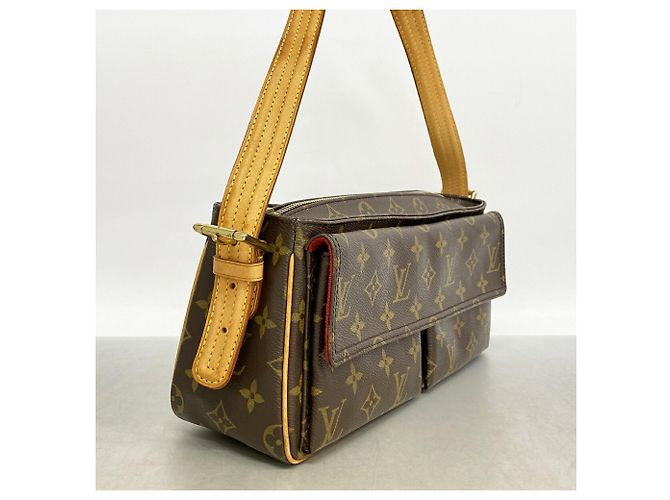 Borsa a tracolla Louis Vuitton Monogram Vivacite MM Marrone - vista 2