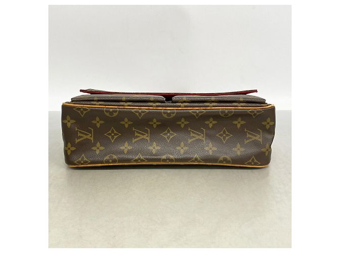 Borsa a tracolla Louis Vuitton Monogram Vivacite MM Marrone - vista 3