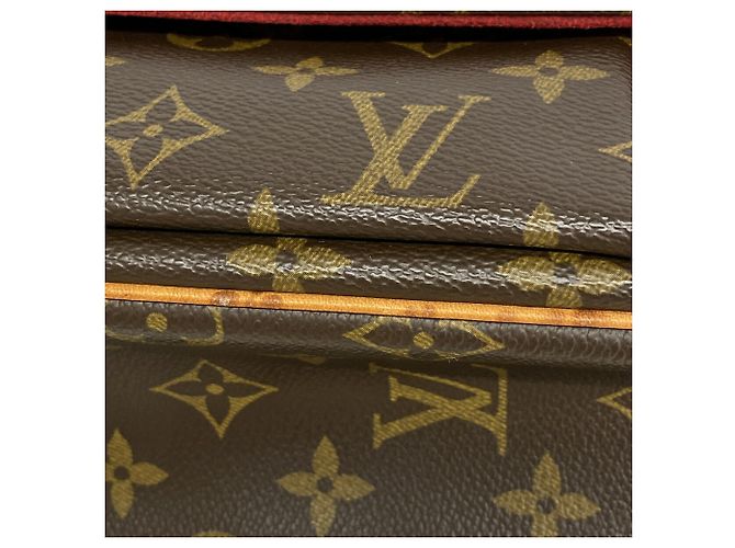 Borsa a tracolla Louis Vuitton Monogram Vivacite MM Marrone - vista 7