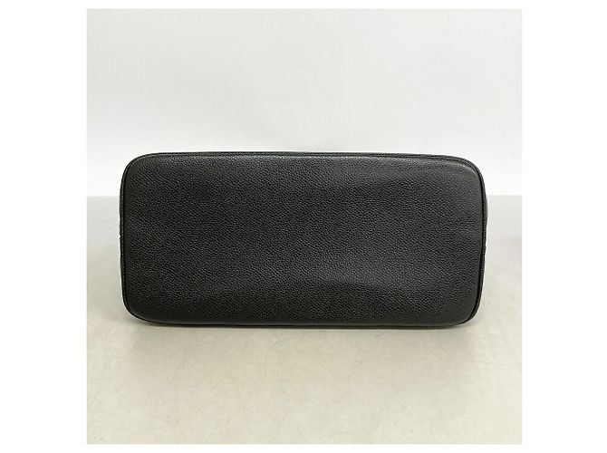 Borsa Tote Chanel in pelle di vitello martellata nera Nero - vista 3